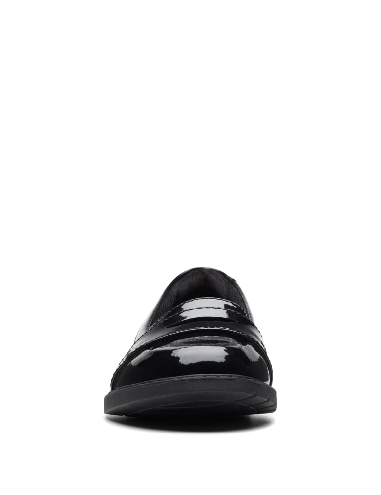 Clarks patent loafers sale
