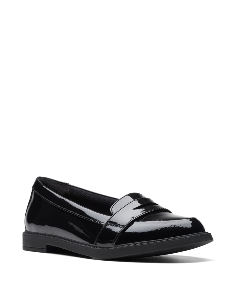 Kids Patent Leather Slip On Loafers 13 Small 2 Large
