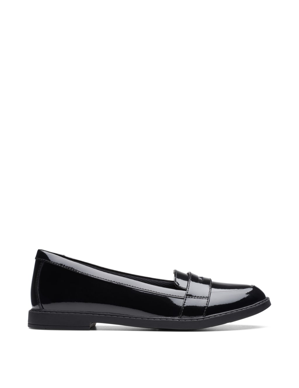 Clarks patent loafers cheap