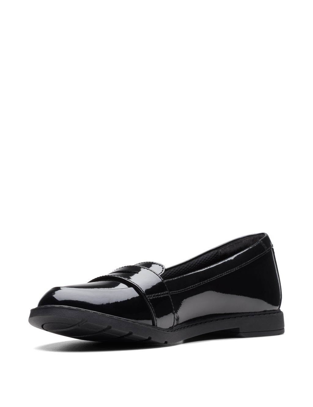 Kids' Patent Leather Slip-On Loafers (3 Small - 8 Small) 2 of 7