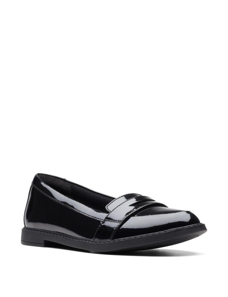 Kids' Patent Leather Slip-On Loafers (3 Small - 8 Small) 2 of 7