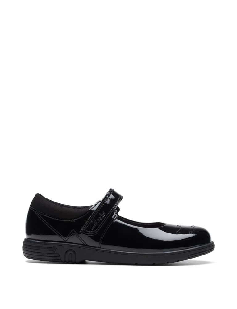 Clarks girls patent school shoes online