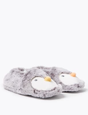 penguin slipper boots