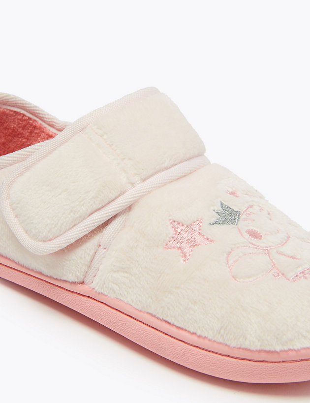 Peppa Pig High-Top Slippers Pink Sizes 5 to 10
