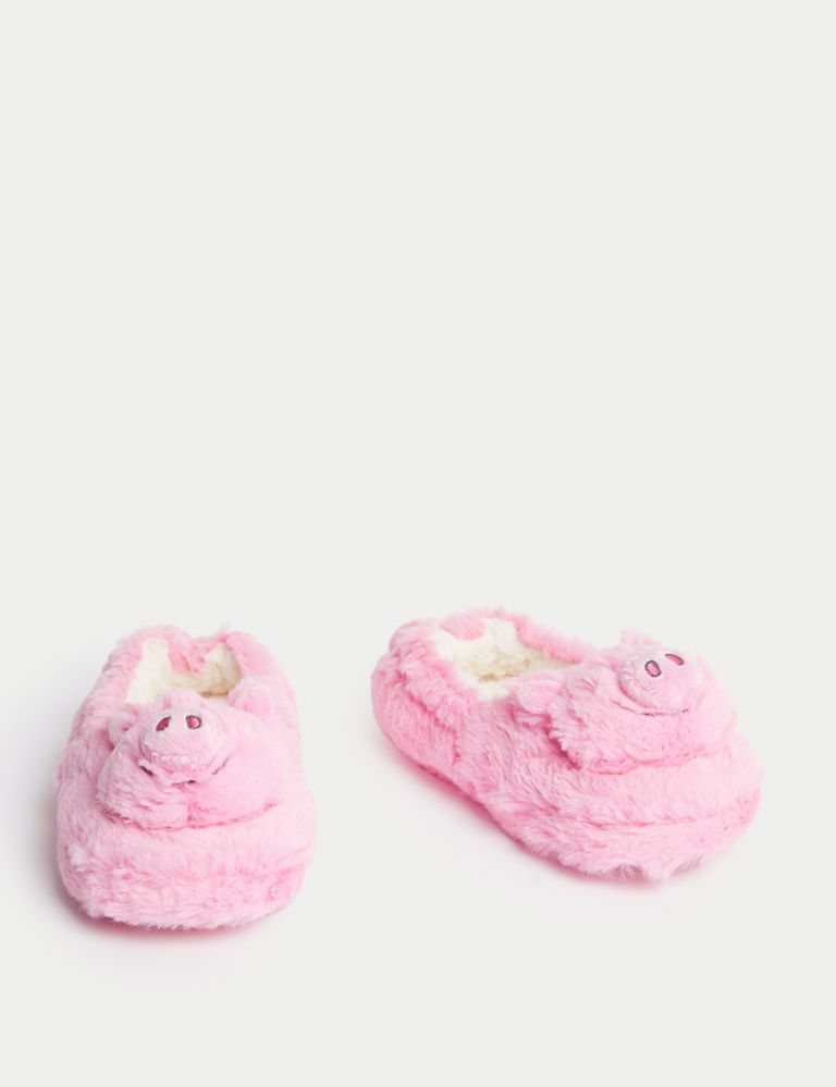 Kids' Percy Pig™ Slippers (4 Small - 6 Large) 2 of 6