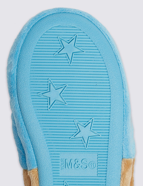 Peter Rabbit Unisex Soft Touch Blue Low Top Slippers UK Sizes Child 5-10 