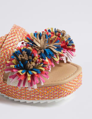 Kids pom pom on sale sandals