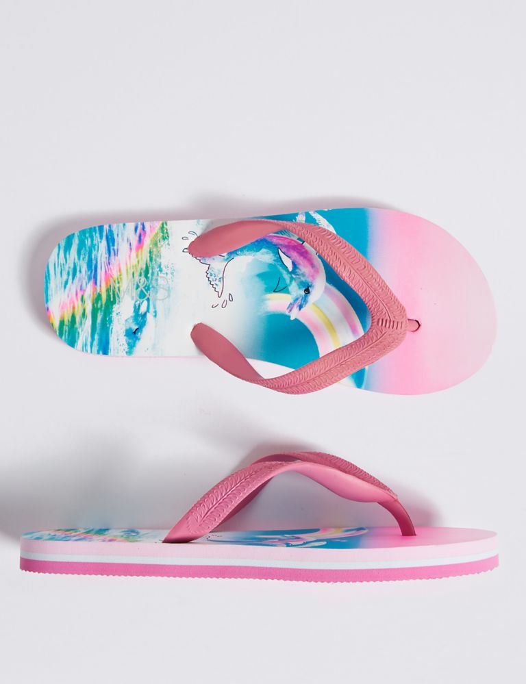 Kids’ Printed Flip-flops (13 Small - 6 Large) 2 of 4
