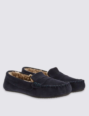 Kids best sale moccasin slippers