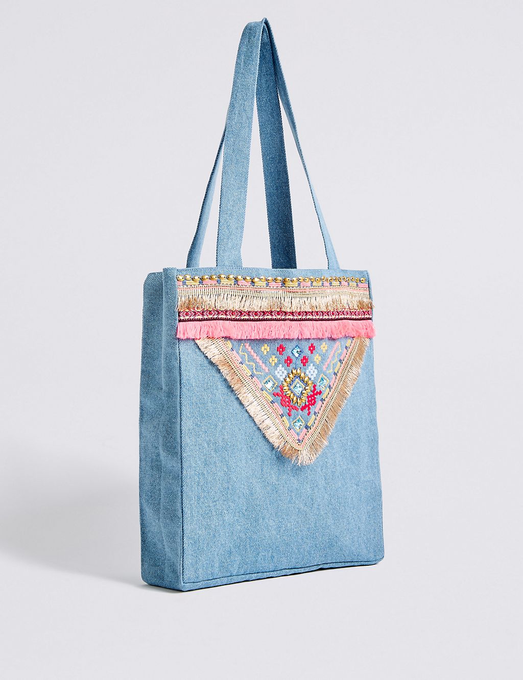 Kids’ Pure Cotton Embellished Shopper Bag 1 of 5