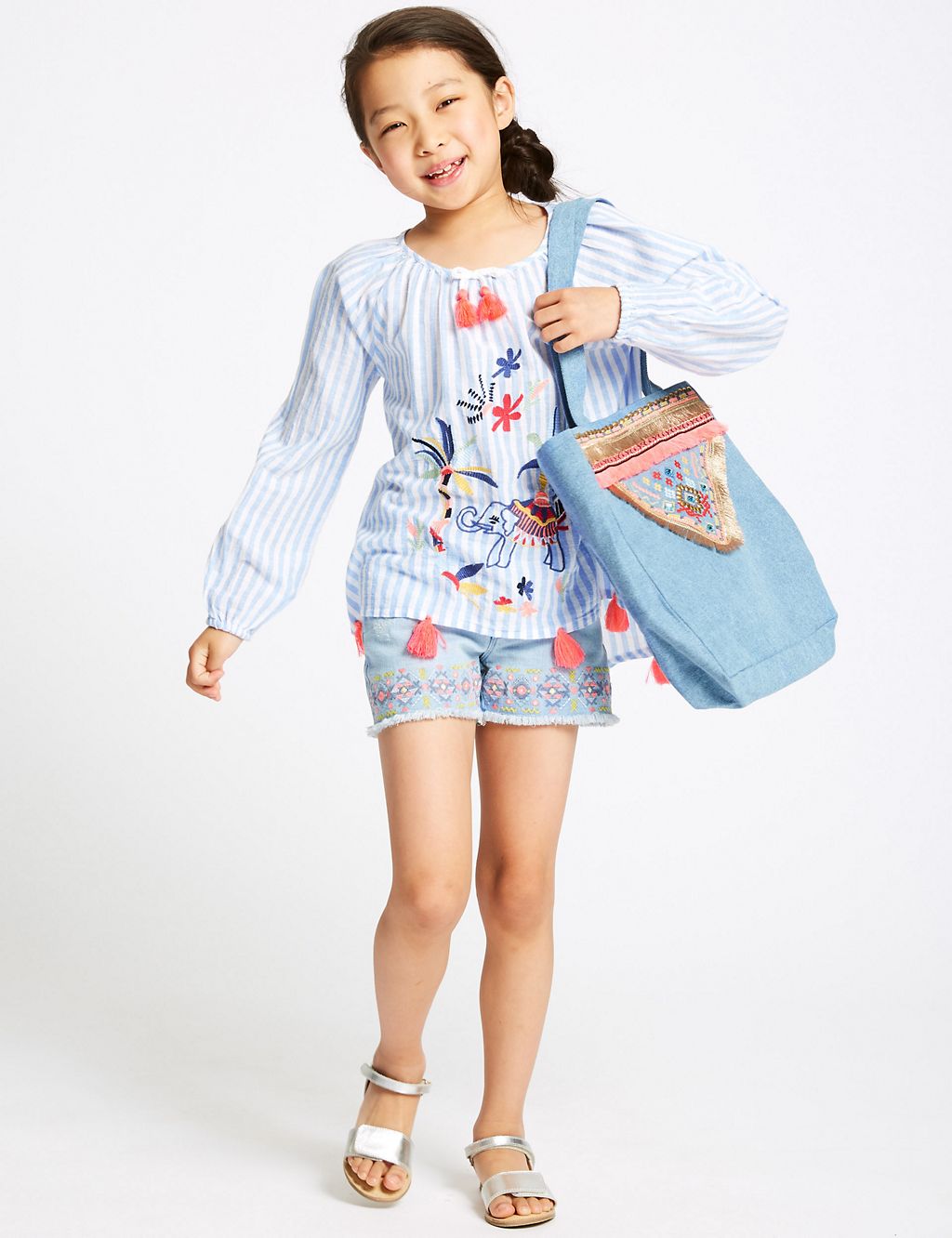 Kids’ Pure Cotton Embellished Shopper Bag 5 of 5