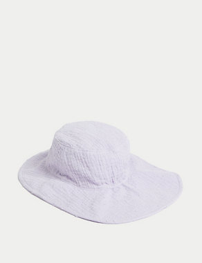 Kids' Pure Cotton Hat (1-6 Yrs) Image 2 of 3