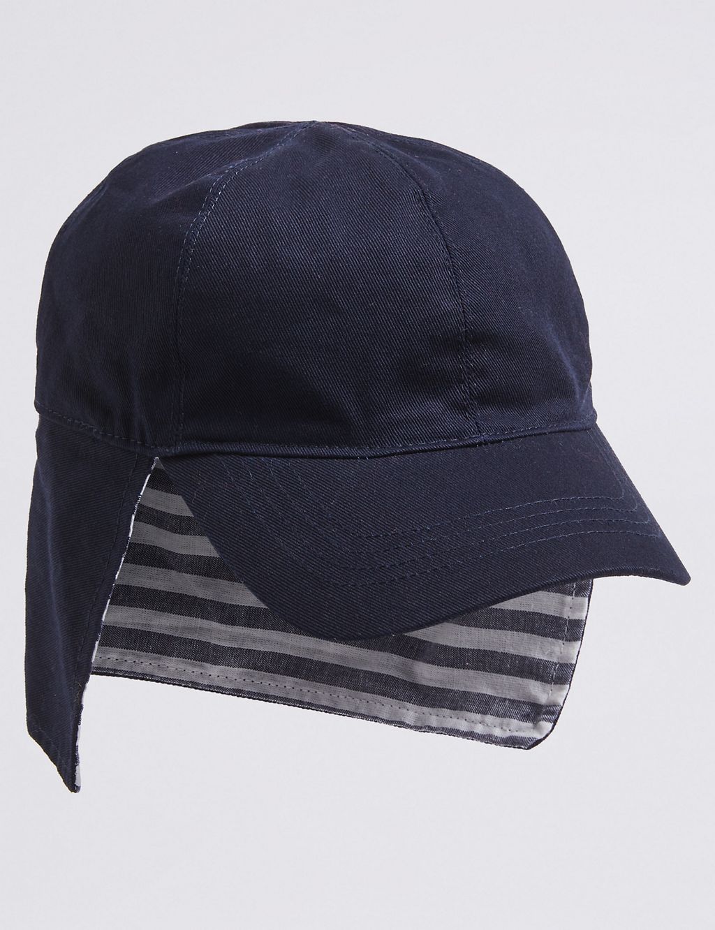 Kids’ Pure Cotton Legionaire Striped Hat (0-6 Years) 3 of 3