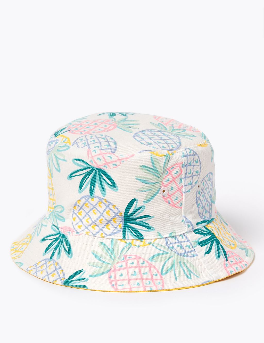 Kids' Pure Cotton Pineapple Sun Hat (1-6 Yrs) 2 of 4