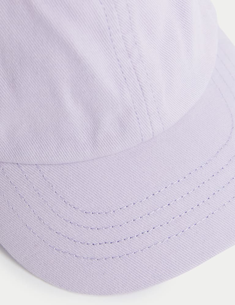 Kids' Pure Cotton Plain Baseball Cap (1-13 Yrs) 3 of 3