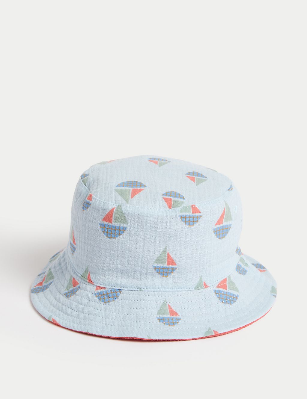 Kids' Pure Cotton Reversible Sun Hat (1-6 Yrs) 1 of 4