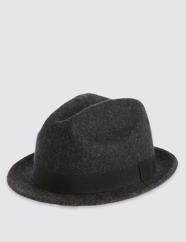 Kids' Pure Wool Trilby Hat Image 1 of 1