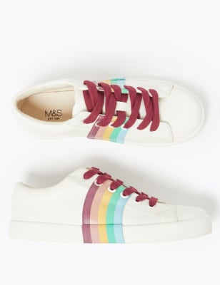 Kids' Rainbow Design Trainers (13 Small- 6 Large) Image 2 of 6