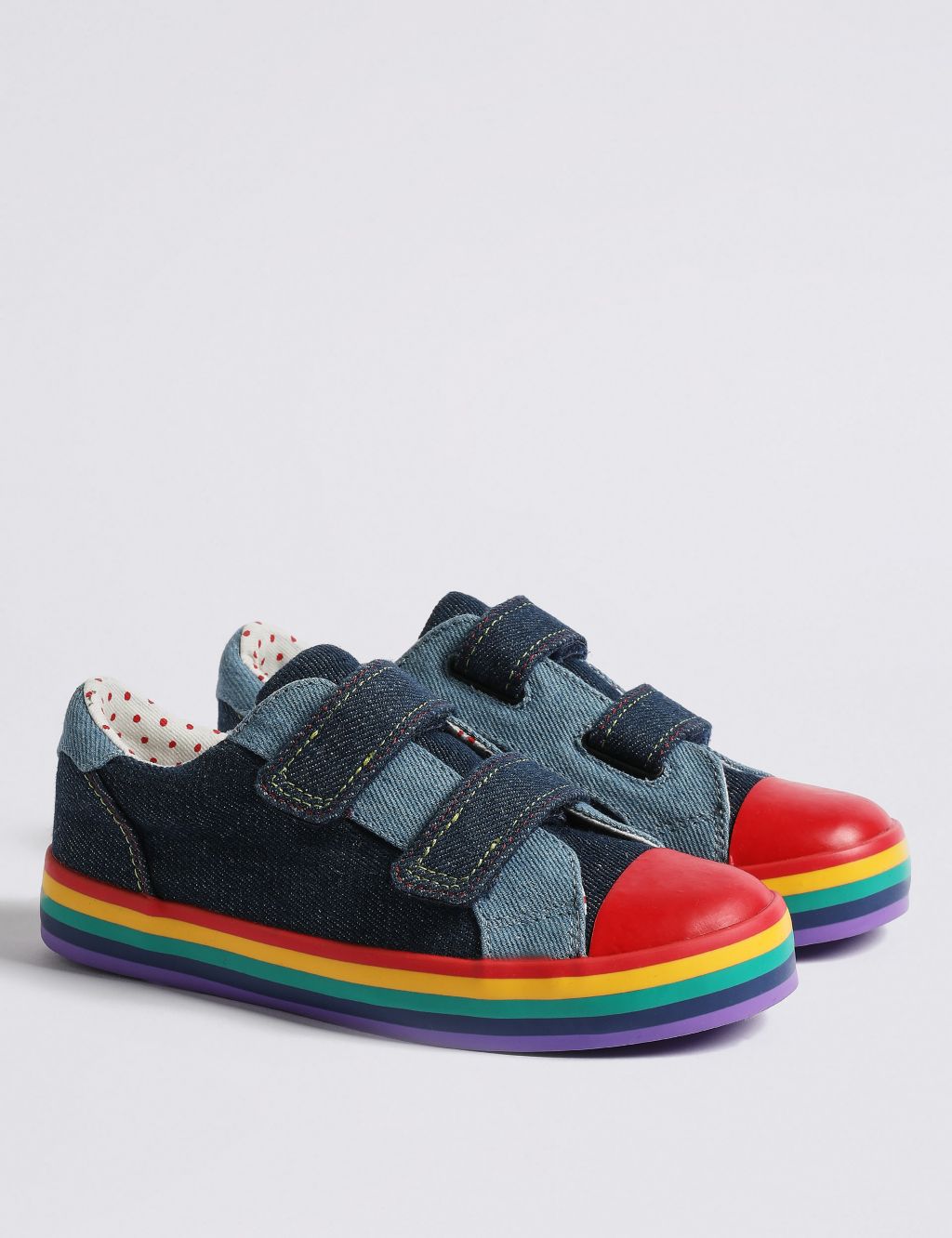 Kids' Rainbow Fashion Trainers (5 Small - 12 Small) 3 of 5