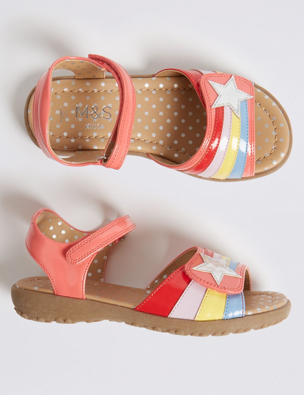 Kids’ Rainbow Sandals (5 Small - 12 Small) 1 of 3