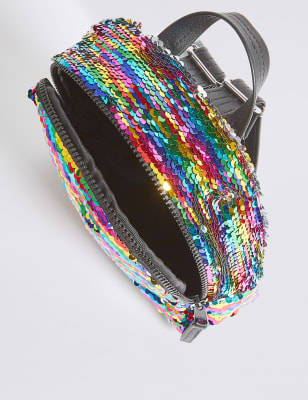 Mini 2025 sequin backpack