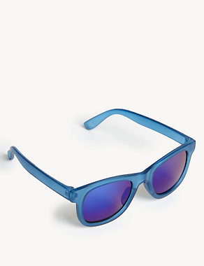 Kids' Recycled Plain Wayfarer Sunglasses Image 2 of 3