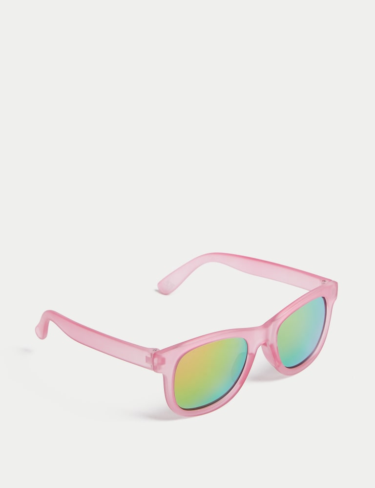 Kids' Recycled Plain Wayfarer Sunglasses 2 of 2