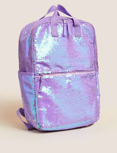 Kids' Reversible Sequin School Backpack 1 of 5
