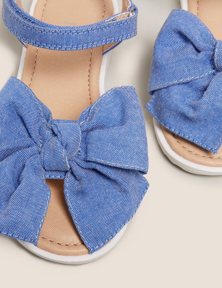 Kids' Riptape Bow Sandals (5 Small - 12 Small) 3 of 5