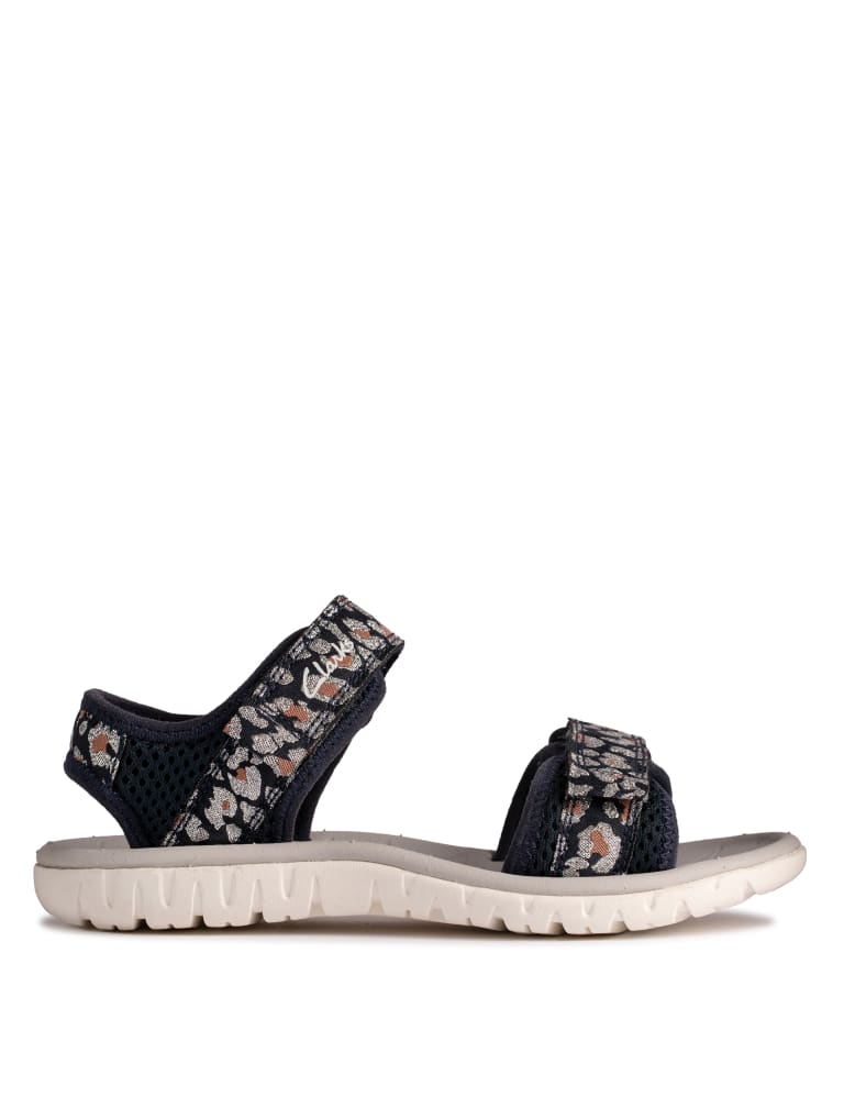 Clarks clearance leopard sandals