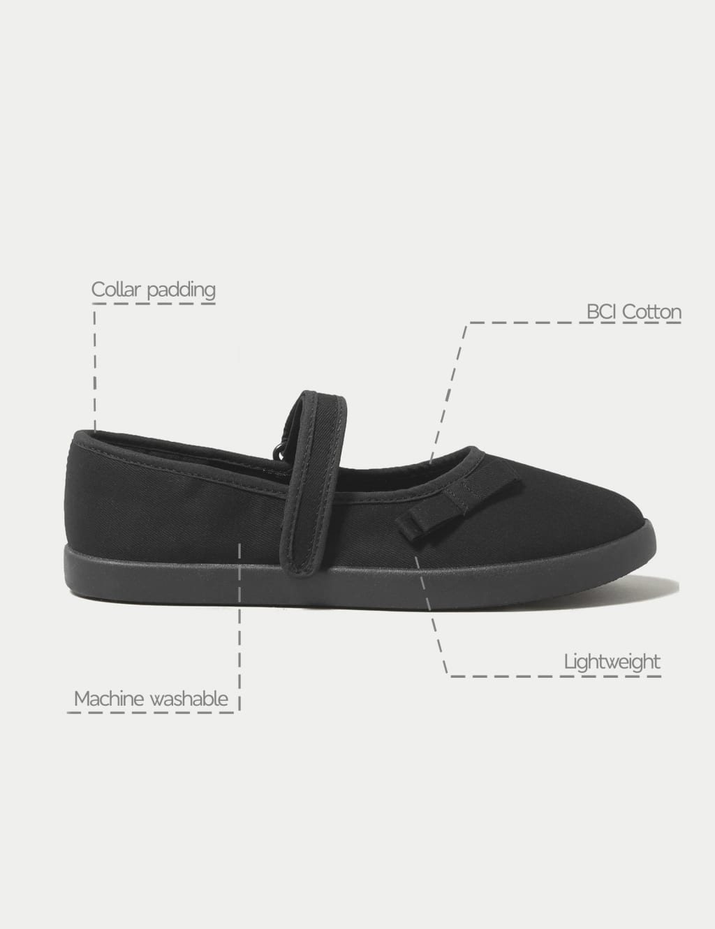 Marks and spencer plimsolls new arrivals black