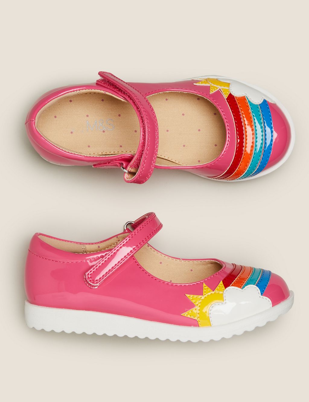 Kids' Riptape Rainbow Mary Jane Shoes (5 Small - 12 Small) 1 of 5