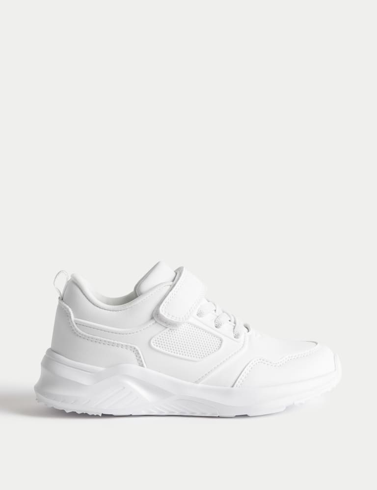 Kids white sales velcro trainers
