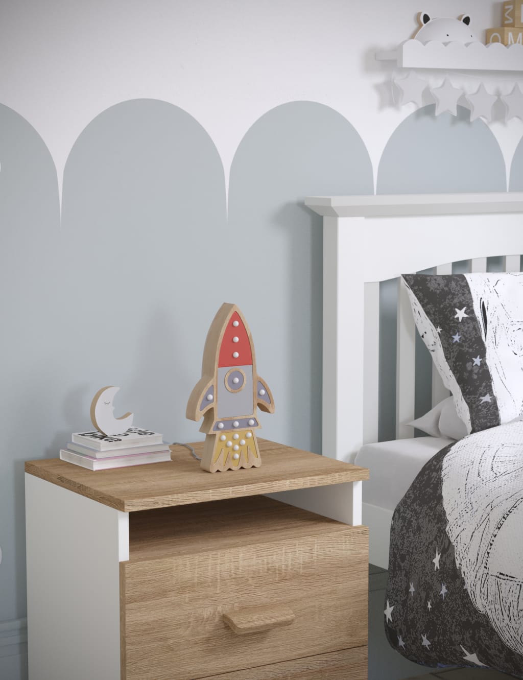 Kids' Rocket LED Table Lamp 2 of 8