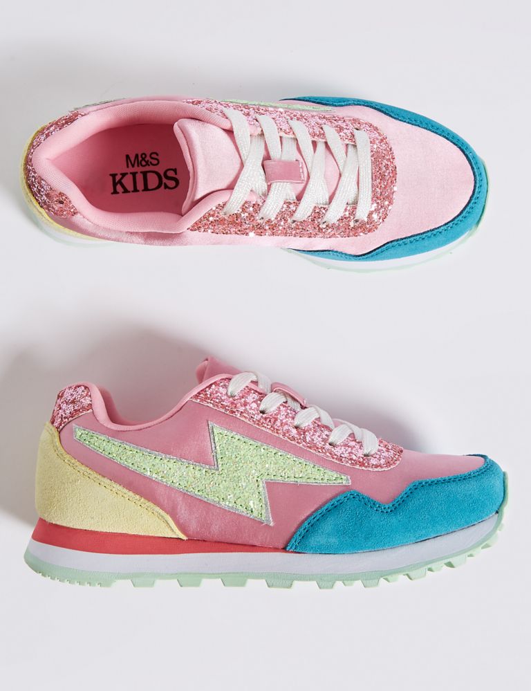 Kids’ Satin Fashion Trainers (13 Small - 6 Large) 2 of 5