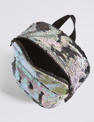 sequin school bag