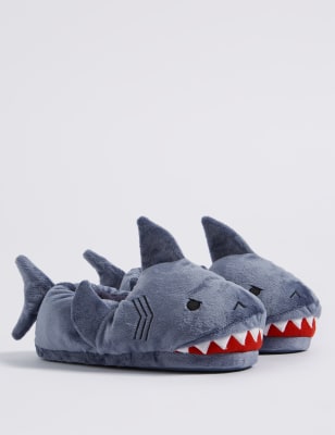 boys shark slippers