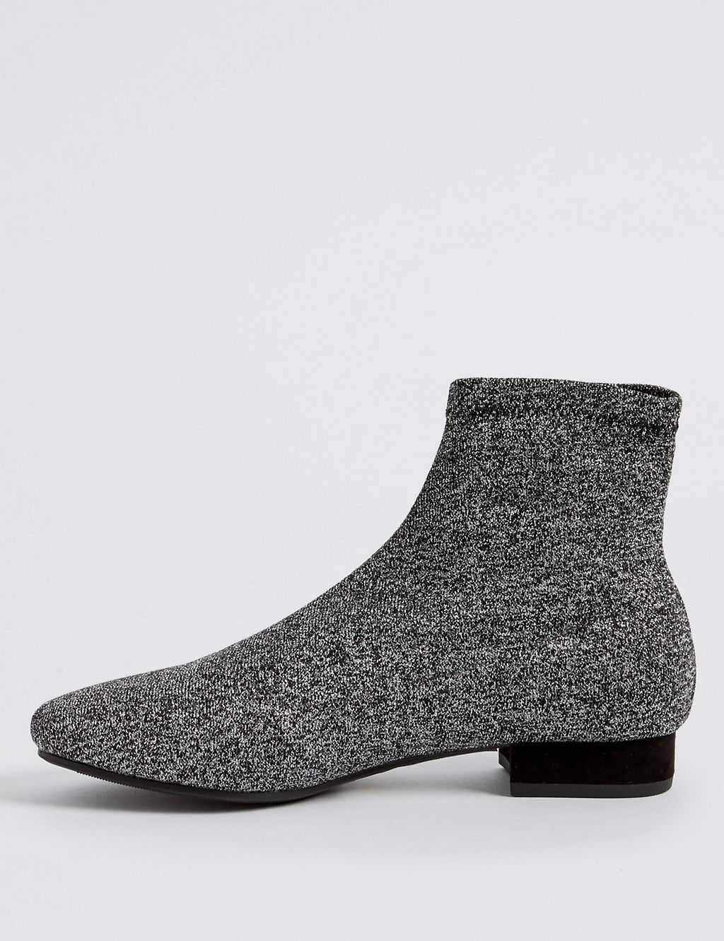Kids’ Silver Sparkle Ankle Boots 2 of 4