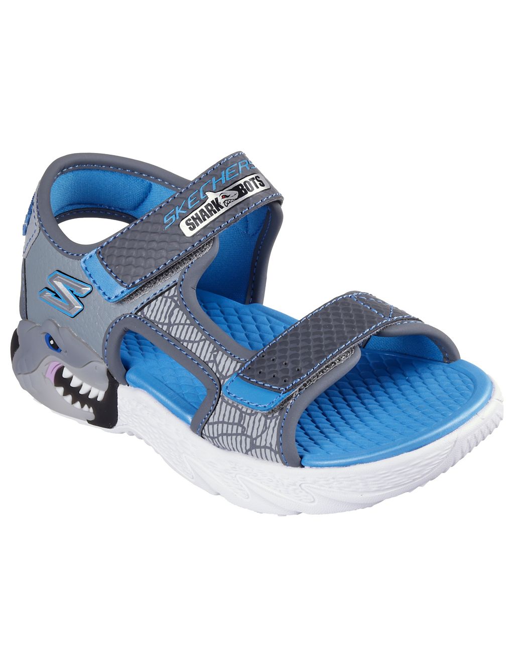 Kids' Skech-o-Saurus Riptape Light-Up Sandals (9½ Small - 4 Large) 1 of 4