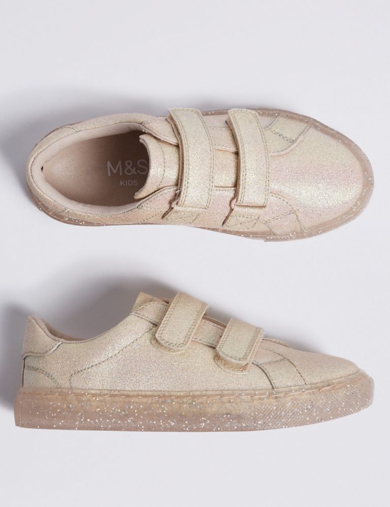 Kids’ Sole Glitter Trainers (5 Small - 12 Small) 2 of 5