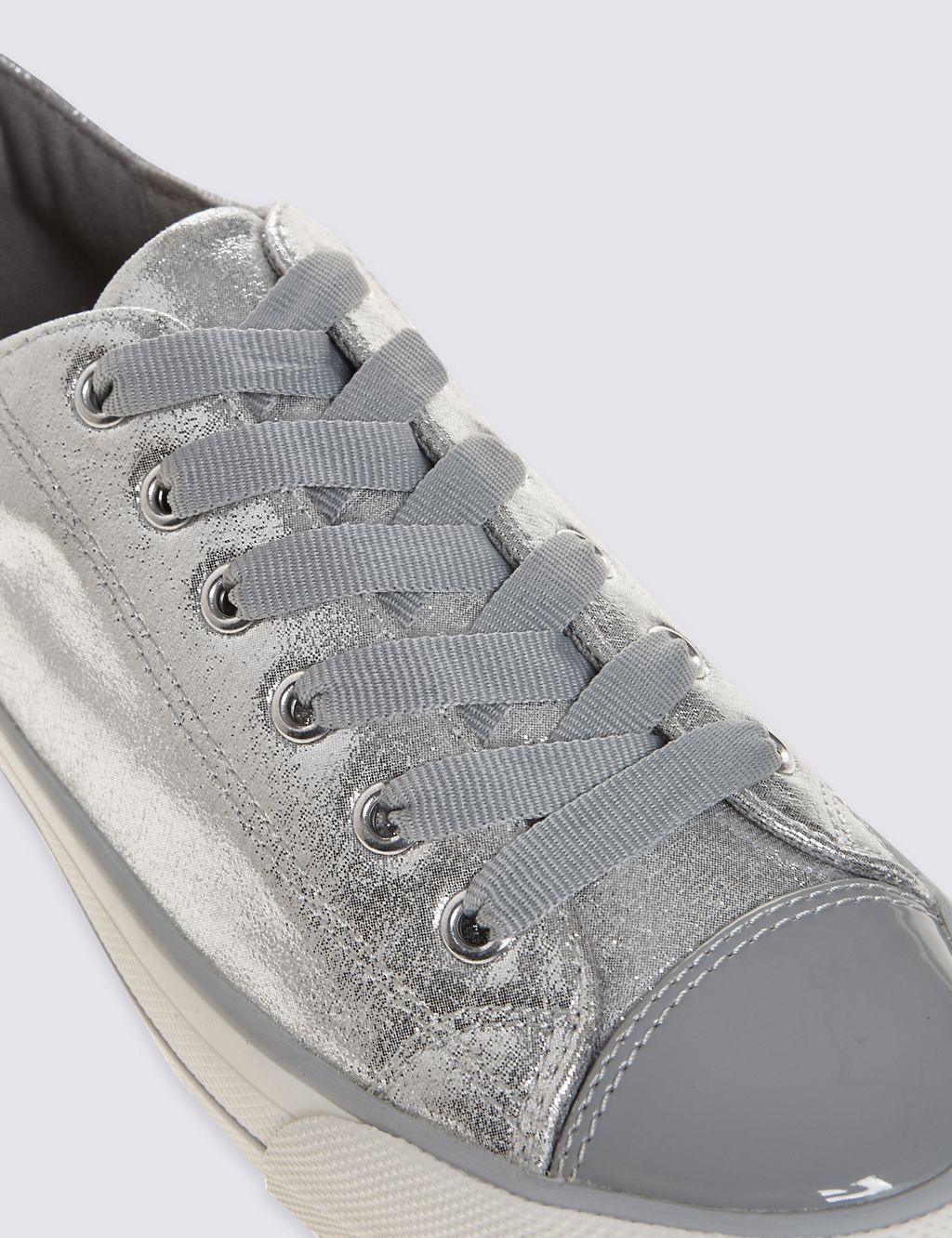 Kids' Sparkle Lace-up Trainers 5 of 5