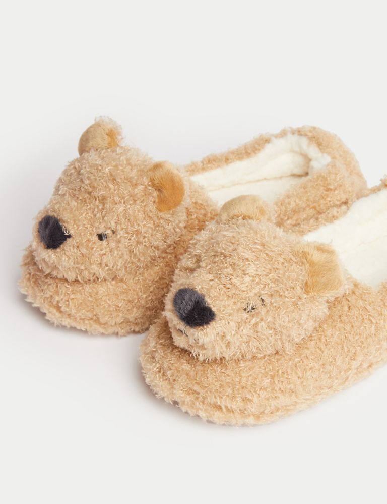 Kids' Spencer Bear™ Slippers (4 Small - 7 Large) 3 of 4