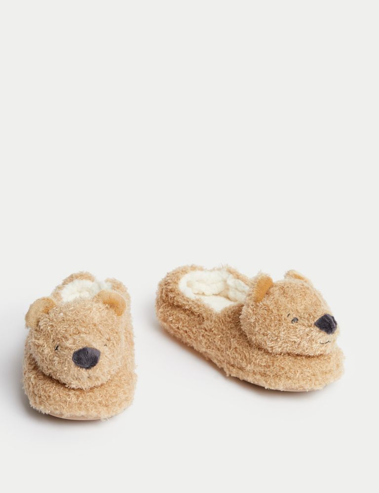 Kids' Spencer Bear™ Slippers (4 Small - 7 Large) 2 of 4