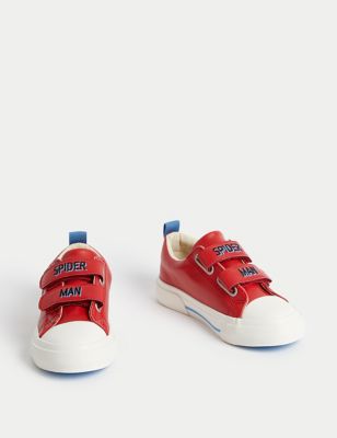 Kids' Spider-Man™ Riptape Trainers (4 Small - 2 Large) Image 2 of 4