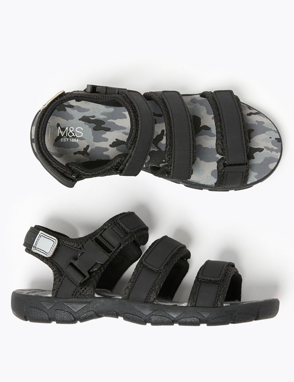 Kids' Sporty Trekker Sandals (13 Small - 7 Large) 1 of 5