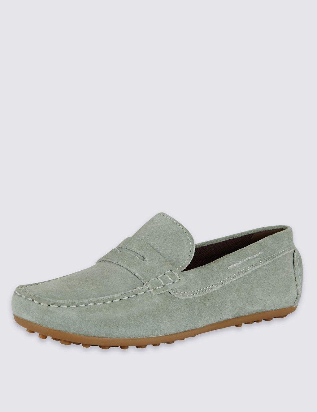 Kids' Stain Resistance Suede Slip-On Shoes 3 of 3