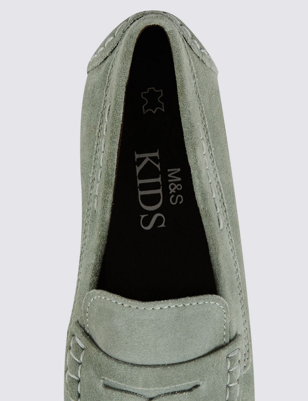 Kids' Stain Resistance Suede Slip-On Shoes 2 of 3