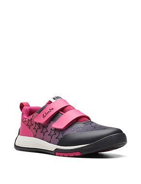 Kids' Star Ombre Riptape Trainers (7 Small - 4 Large) Image 2 of 7
