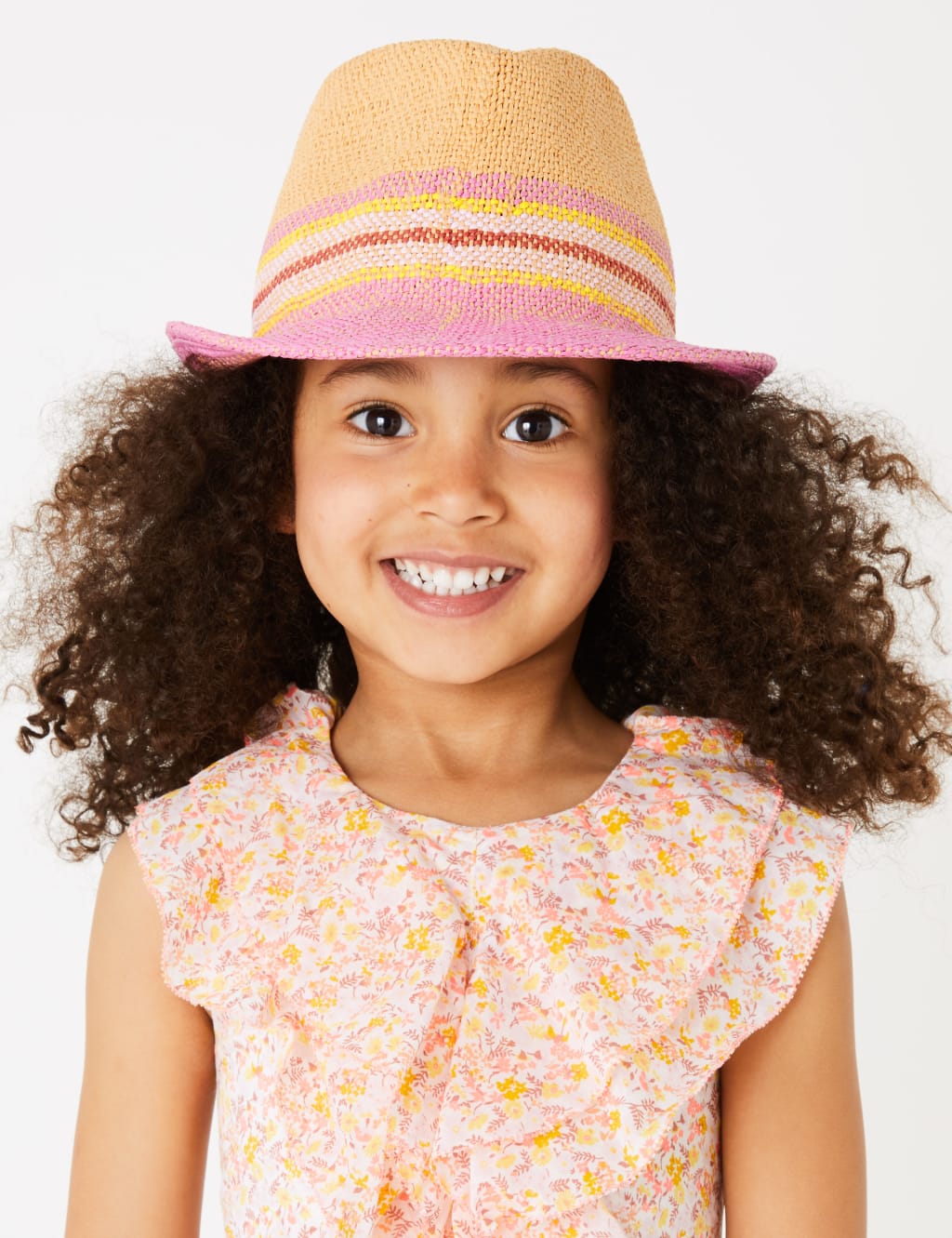 Kids' Straw Sun Hat (16 Yrs) M&S