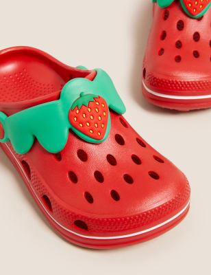 Strawberry discount print crocs